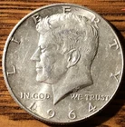1964 P Kennedy Half Dollar - Extra Fine/AU Quality Coin - FREE SHIPPING