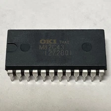 Lot of 82 OKI M82C43 Input Output Port Expander IC CMOS 8-Bit Chip 46365-23