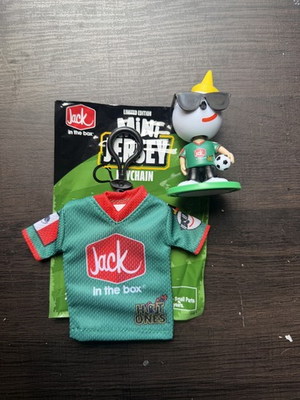 #ad Jack In The Box: Mini “Mexico” Bubblehead and Jersey Keychain Soccer World Cup $25.99