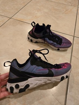 Authentic Nike React Element 87 (Purple/Black)Pre-owned,foam cushioning, no box