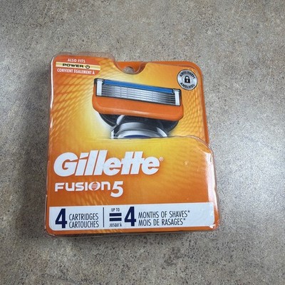New Gillette Fusion 5 Razor Blades - Pack of 4