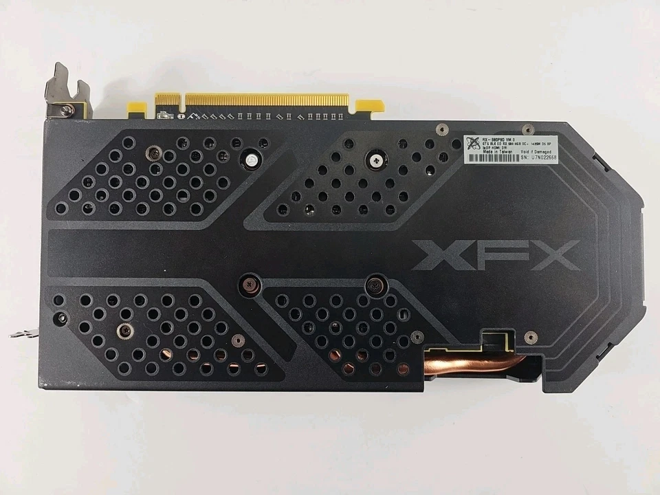 XFX RX 580 Radeon Black Edition 8 GB OC+ Graphics Card GDDR5 RX 580P8D VM.0 - Image 2 of 4