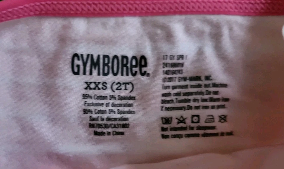 NUEVO NUEVO CON ETIQUETAS Gymboree XXS 2t niñas rosa rayas fresa panty calzoncillo ropa interior Foto 2 de 2