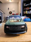 1991 Vintage Gi Joe Tonka Steel Army Military Police Brigade Pickup Truck Works!
