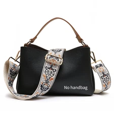 Purse Strap Crossbody Wide Shoulder Strap Adjustable Canvas Straps Handbag Strap