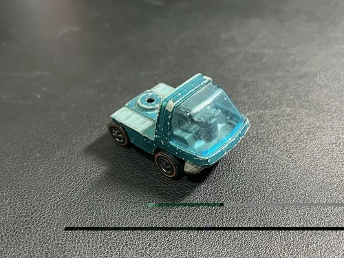 Vintage 1969 Hot Wheels Redline Heavyweights Moving Van Cab Only Aqua Blue