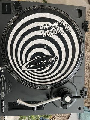 American Audio TTB-2010 ターンテーブル American DJ Audio TTB-2010 Turntable Record Player Vintage Working