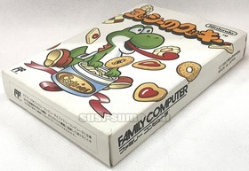 FAMICOM NES YOSSY NO COOKIE YOSHI'S NINTENDO FAMILY COMPUTER FC JAPAN BOXED