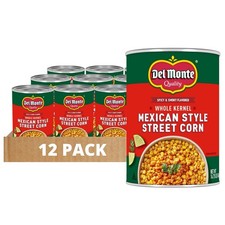 Del Monte Mexican Street Corn 🌽 14.75 oz. Can (Pack of 12)