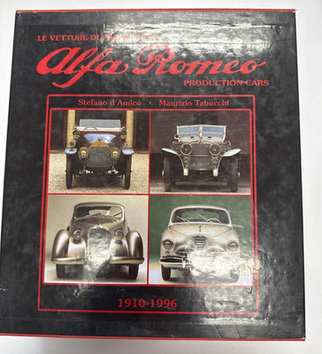 Alfa Romeo Production Cars 1910–1996 – 2 Volume Set – d'Amico