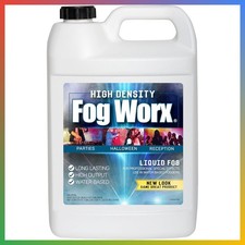 FogWorx Extreme High Density Fog Juice Gallon - Long Lasting, High Output, Odorl