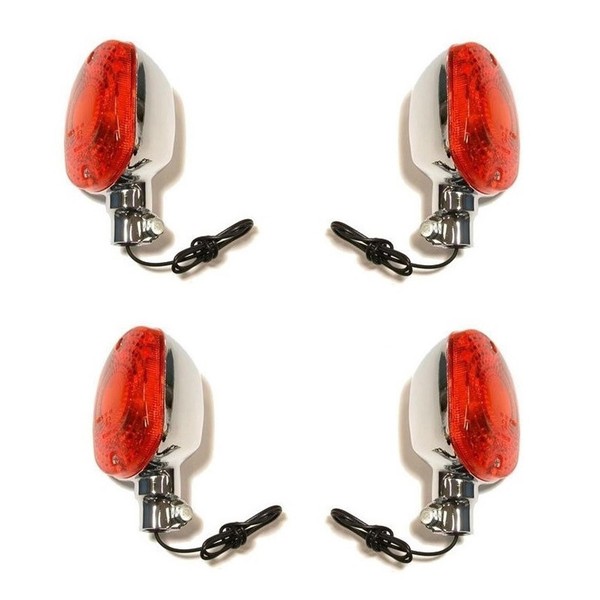 Blinker Komplettsatz FüR Kawasaki Z 250 400 440 500 550 650 750 1000 1100ST-image