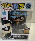 Scott Menville Signed Robin Funko Pop - 7BAP Signature Series JSA Teen Titans Go