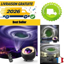 Veilleuse projecteur d'étoiles LED Trou noir Galaxy YNIXAUR 5 V