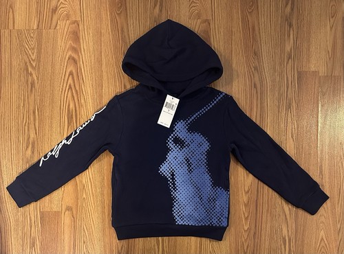 Polo Ralph Lauren Little Boys Big Pony Fleece Hoodie Navy, Size 7