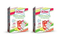 Sonic Limeade Sugar-Free Variety Pack Singles to Go Powdered Drink Mix,30 Ct 2PK