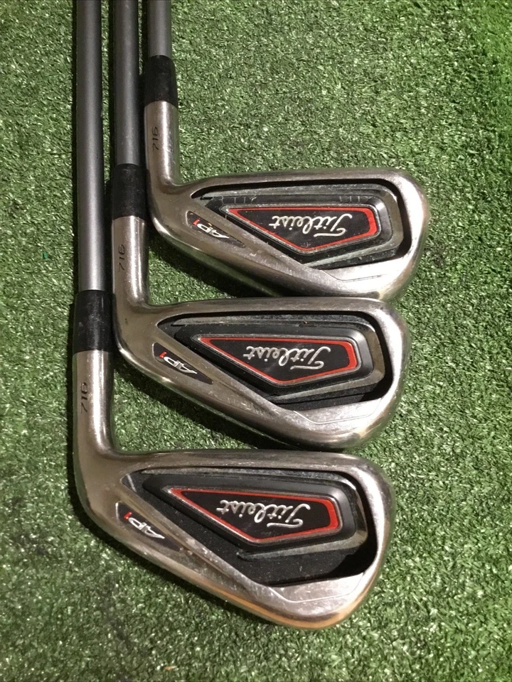Titleist AP1 716 Irons Set (5-PW-GW No 8i) Regular Kuro Kage 65g TiNi Graphite - Image 3 of 4