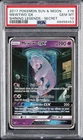 2017 POKEMON SUN & MOON SHINING LEGENDS SECRET #78 MEWTWO GX PSA 10