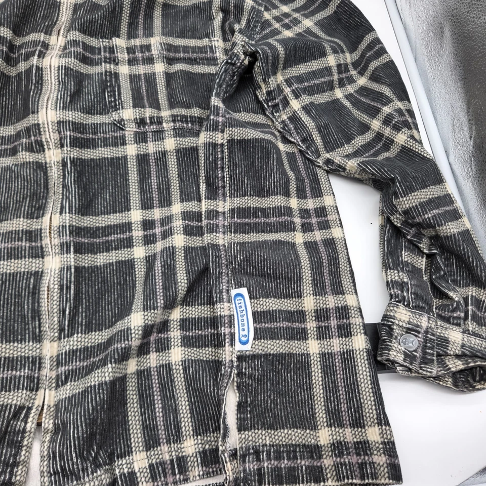 fishBonE Jeans Jacke XL Flanel Y2K 2000er - Bild 3 von 4