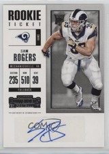 2017 Contenders Rookie Ticket/Rookie Ticket Variation Sam Rogers #216 Auto 1bm4