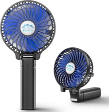Rechargeable Portable Handheld Fan 180 Foldable