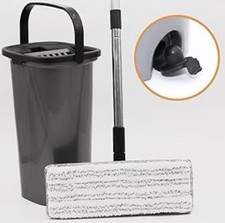 OurHouse Essentials Flat Squeezy Mop and Bucket Set