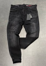 Pantalones de mezclilla elásticos calce ajustado informales negros Dsquared2 para hombre
