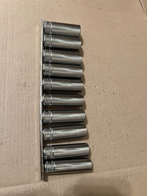 #ad CAT Snap On USA 1 2” Drive 10 Piece 12 Point Deep Socket Chrome Metric 16 26mm $250.00
