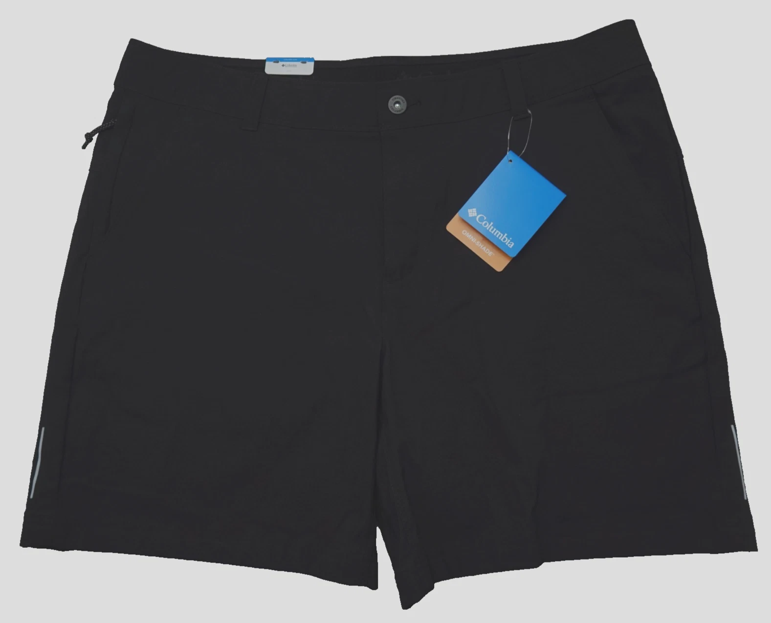 Columbia Shorts Mens 36W 7" Black Mesa Chino Omni-Shade