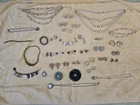Vintage Estate Costume Jewelry Lot, Earrings, Necklaces, Bracelets, Broaches,