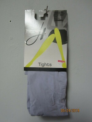 Hanes Seasonless Control Top Tights Wisteria Size Small