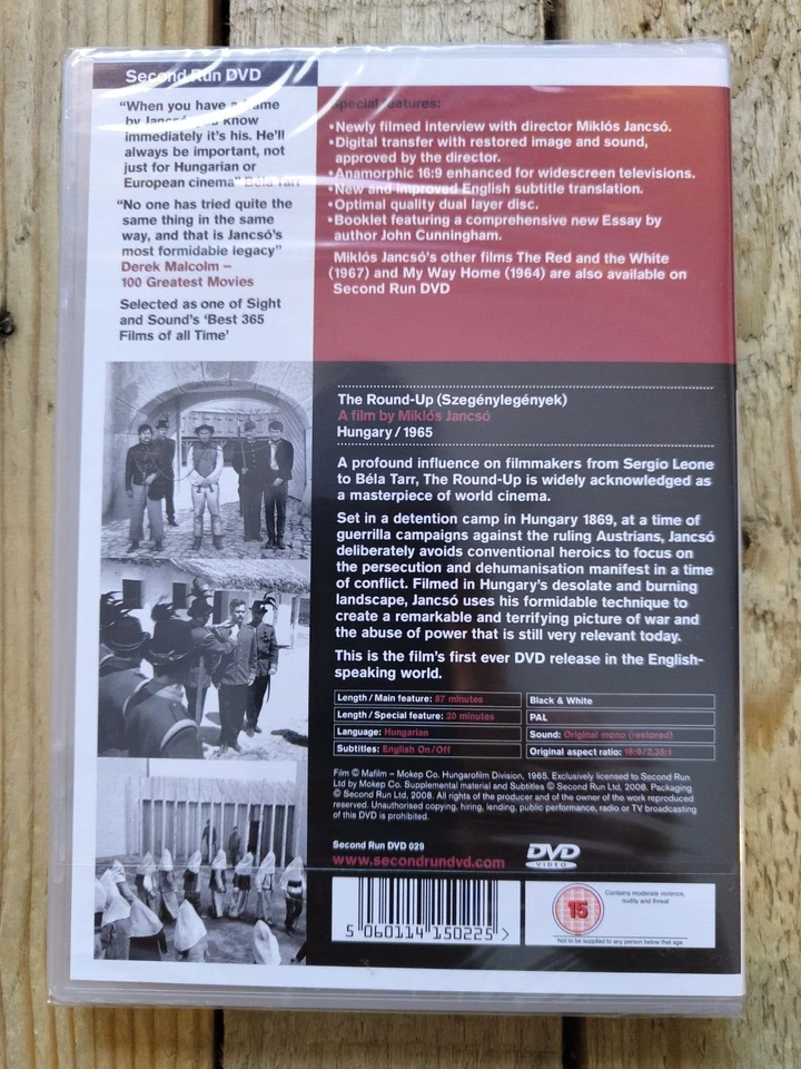 The Round Up (Szegénylegények) DVD R2 UK OOP New Sealed Miklós Jancsó 1965 Film - Image 2 of 4