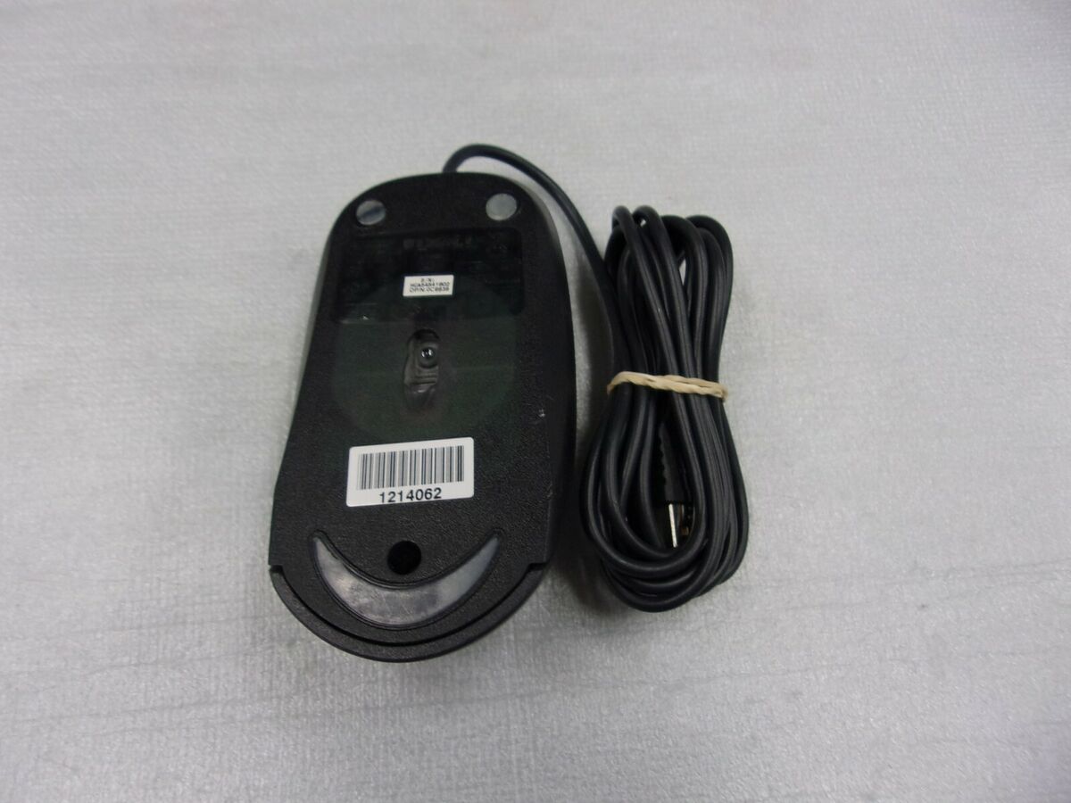 C8639 0C8639 DELL Black & Silver USB Optical Wired Mouse