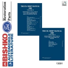 1989 Ford Medium, Heavy Duty Truck Shop Service Repair Manual CD