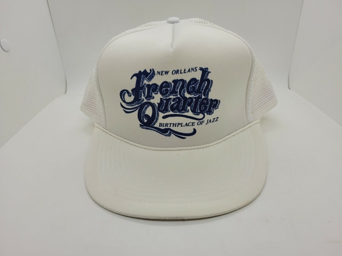 Ball Cap Hat Vintage Truckers Mesh Back New Orleans French Quarter
