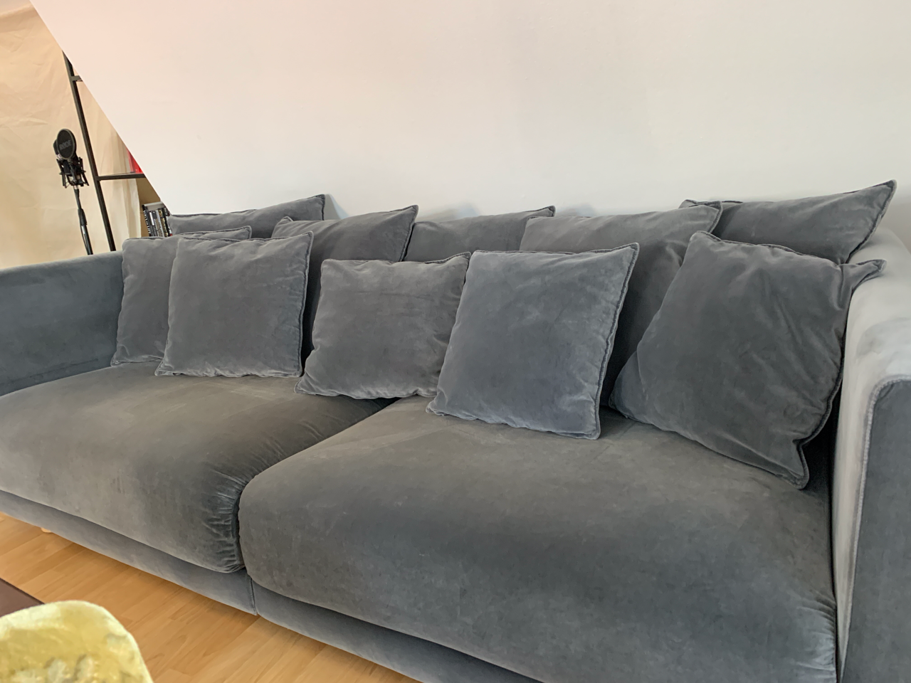 IKEA Sofabezug Schonbezug grau für 3Sitzer Sofa STOCKHOLM 2017 eBay