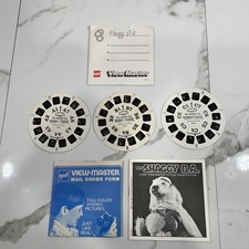 Vintage 1976 View-Master 3 Reels Packet 3D Shaggy D.A. Disney Set Booklet B 368