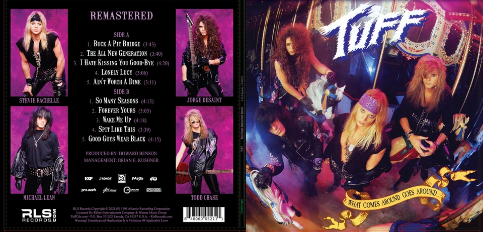 TUFF "What Comes Around Goes Around" 12" Vinyl Deluxe Remastered Edition SIGNED! - Image 4 of 4