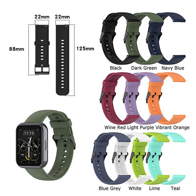 Silicone Watch Strap Bracelet Wristband Belt for Realme Watch 2/S Pro Accessory