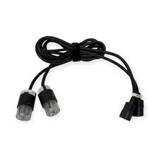 Pass and Seymour Legrand Double Straight Blade Connector with Male Power Cable