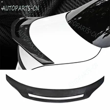 For Benz C-Class 2015-2021 Carbon Fiber PSM-Style Rear Boot Spoiler Wing Flap 