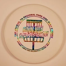 Dynamic Discs Harp base plastic NEW White tournament stamp 173g