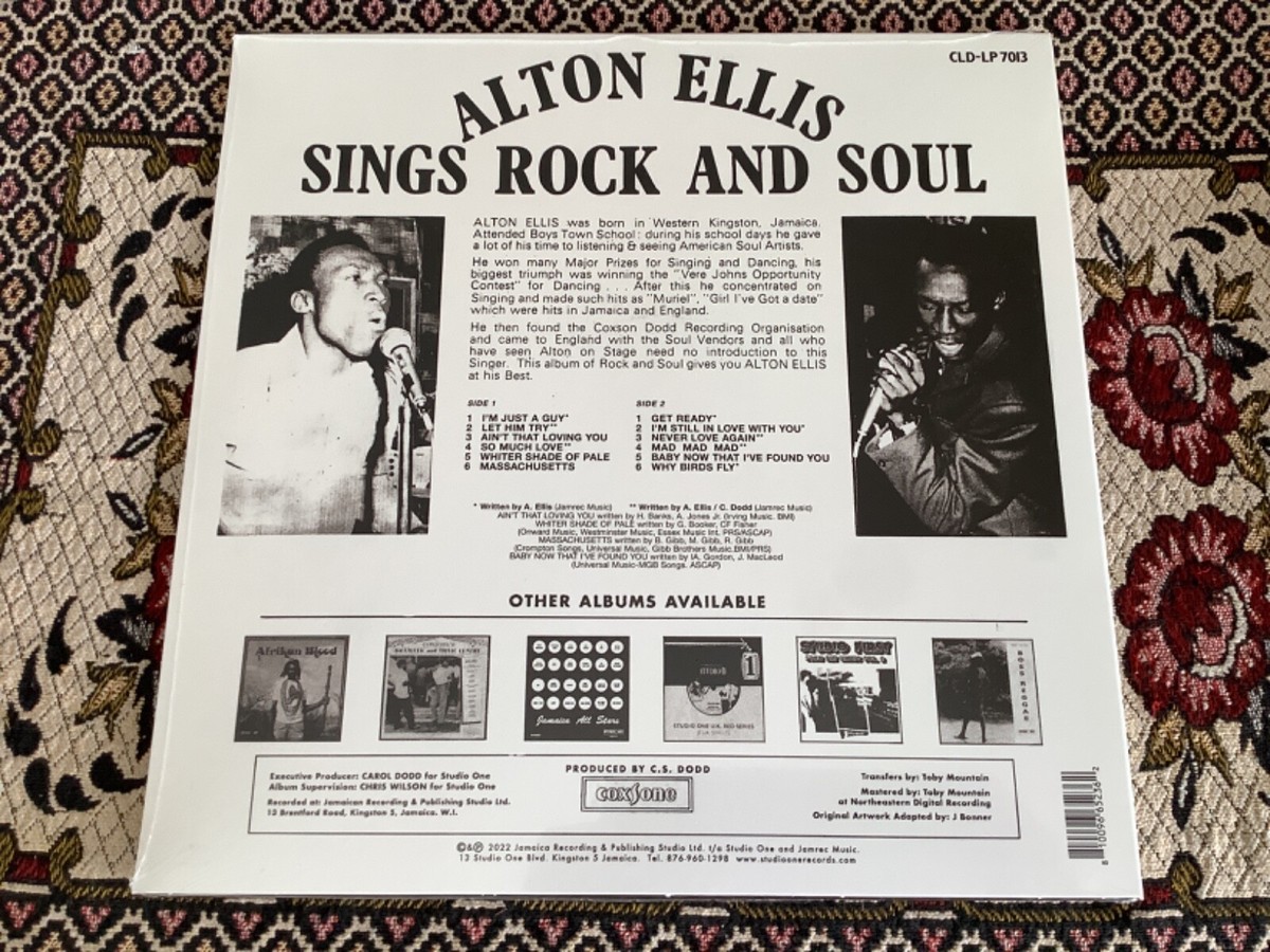 洋楽 Alton Ellis- Sings Rock And Soul Studio1 洋楽 Alton Ellis- Sings Rock And Soul Studio1 Alton Ellis
