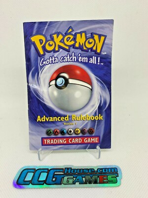 1999 Pokemon TCG Advanced Rulebook Version 1 WotC Nintendo