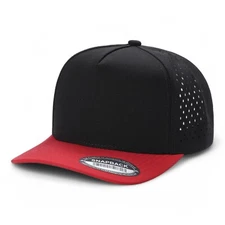 Mens Baseball Cap Snapback Adjustable Size Laser Vented Trucker Hat Waterproof