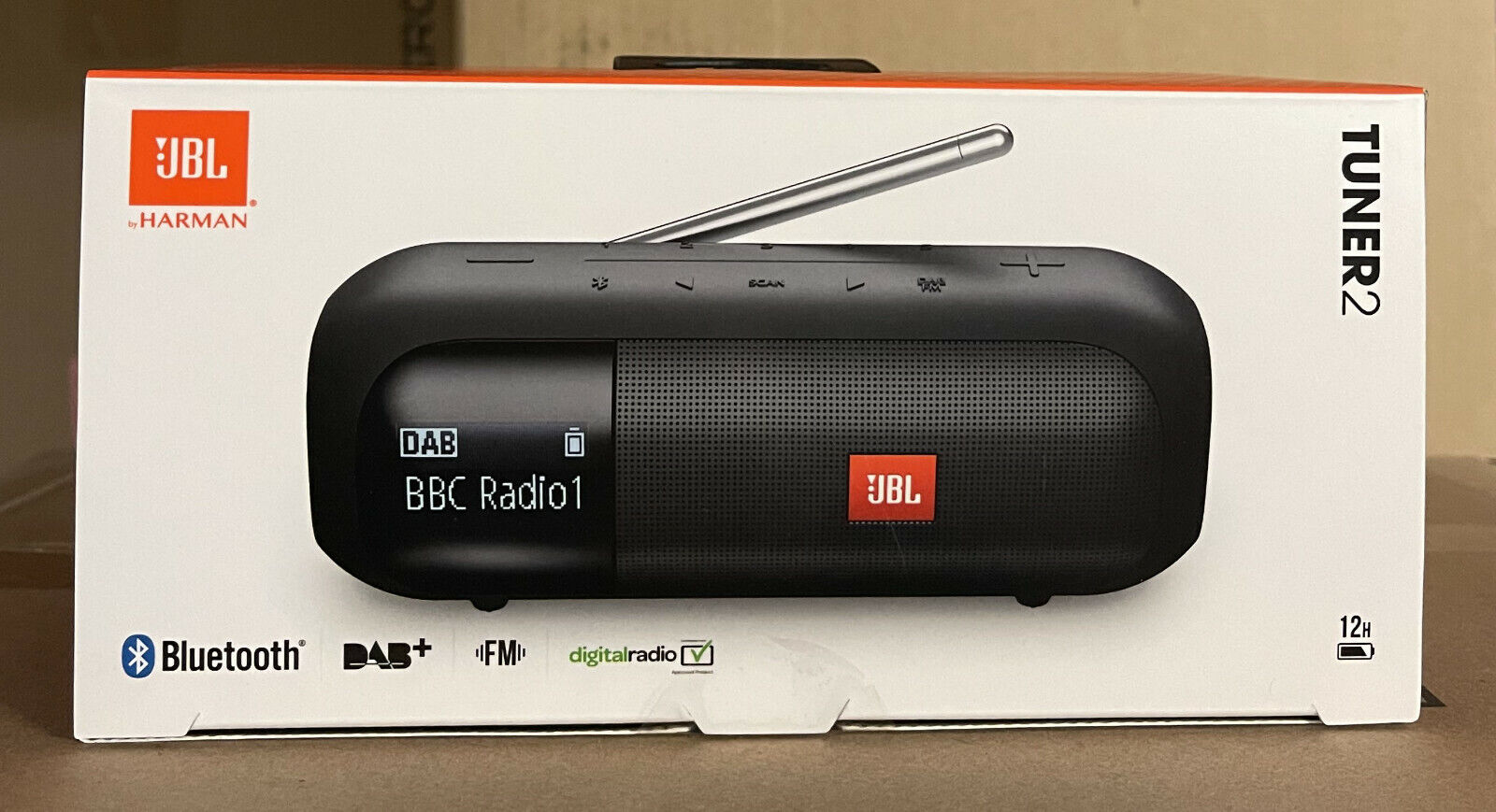 JBL Tuner 2 Portable Speaker with Radio & Aux input in Black eBay