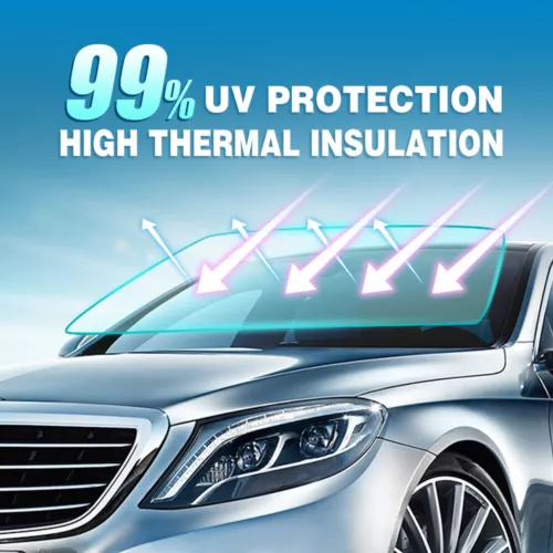 50% Window Tint Photochromic Film Solar Protection Car Window Film Sheet - Picture 2 of 6