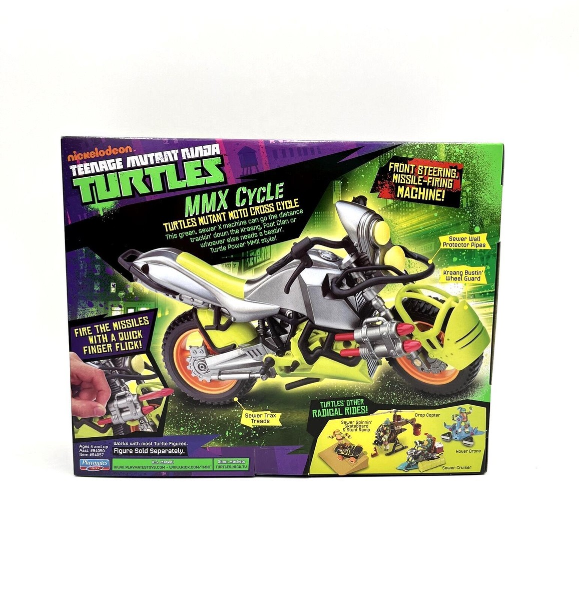 Teenage Mutant Ninja Turtles MMX Cycle Moto Cross Motorcycle