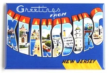 Greetings from Keansburg New Jersey FRIDGE MAGNET travel souvenir "style B"