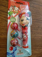 DISNEY Minnie Mouse Pop Ups! Lollipop Filled With Chupa Chups by Flix Candy, NEW